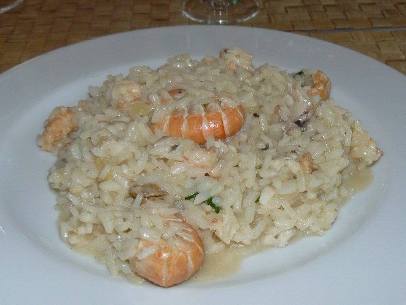 risotto agli scampi